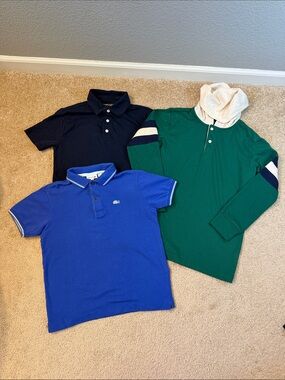 Lacoste Crewcuts Children’s Place Boys' Bundle Polo Pack Size 10/12